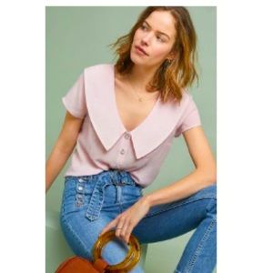 Anthropologie Austen Collard Blouse